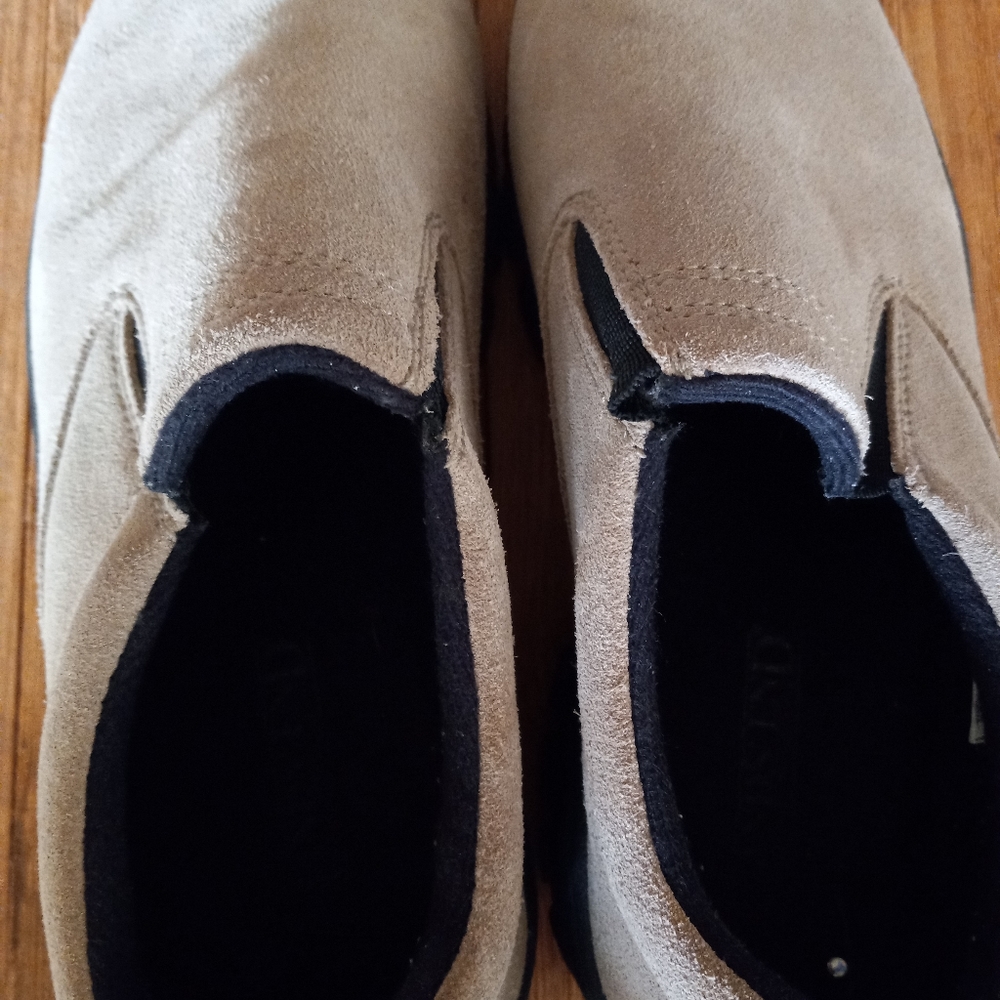 Men's shoes Lands End size 7 beige/tan